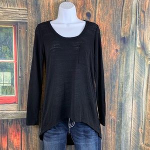 Michael Stars long-sleeve sheer tee‎